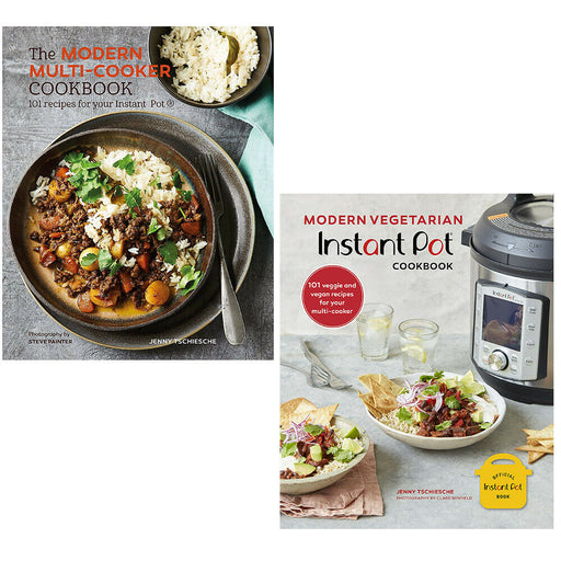 Jenny Tschiesche 2 Books Collection Set(Modern Vegetarian Instant Pot, Multi cook) - The Book Bundle