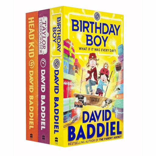 David Baddiel Collection 3 Books Set Taylor Turbochaser, Head Kid, Birthday Boy - The Book Bundle