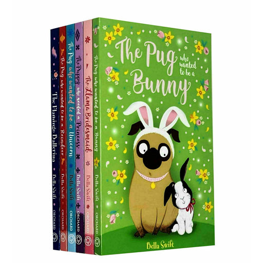 Bella Swift 6 Books Collection Set (The Pug, Flamingo, Llama, Puppy & More) NEW - The Book Bundle