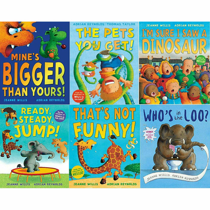 Adrian Reynolds 6 Books Collection Set (Mine's,The Pets, I'm Sure,Ready & More) - The Book Bundle