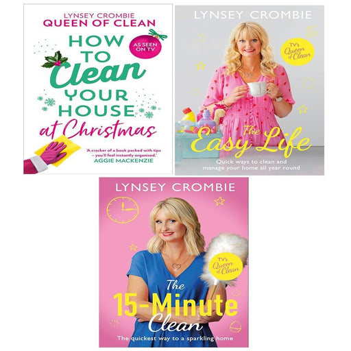 Lynsey Queen of Clean Collection 3 Books Set Easy Life,15-Minute Clean,Christmas - The Book Bundle