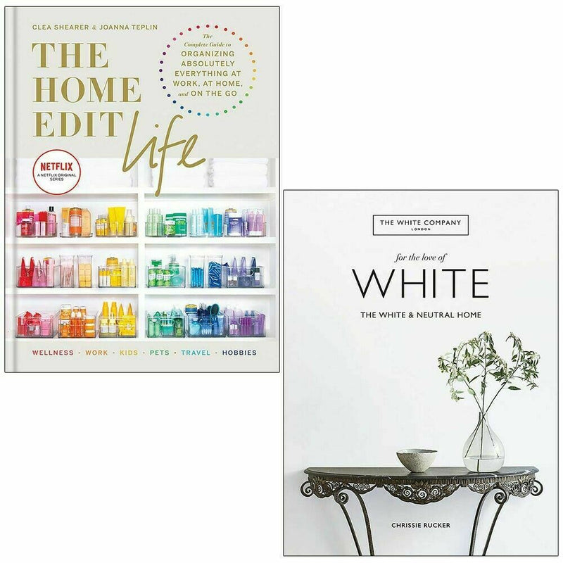 Home Edit Life Clea Shearer, Chrissie Rucker & The White Company 2 Books Set - The Book Bundle