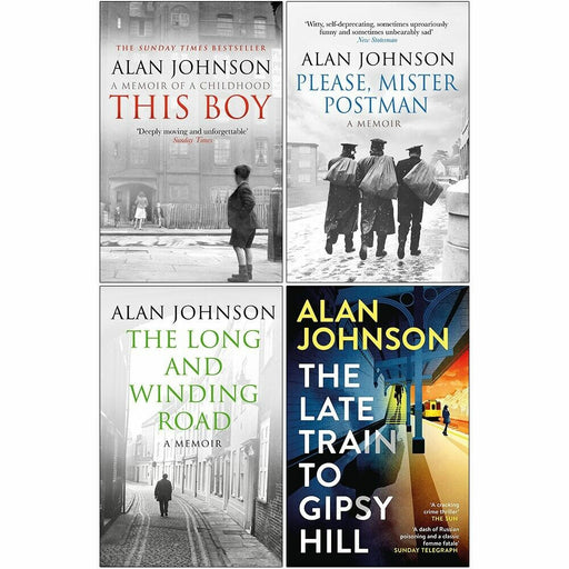 Alan Johnson 4 Books Set This Boy, Please, Mister Postman, Long and Winding Road - The Book Bundle