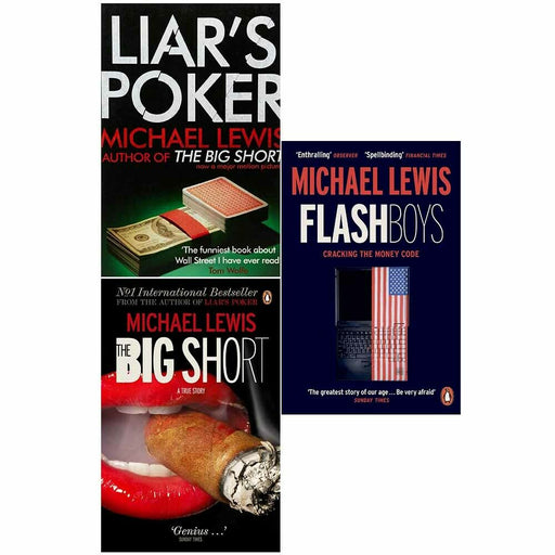 Liar's Poker, Flash Boys, Big Short 3 Books Collection Set Paperback - The Book Bundle