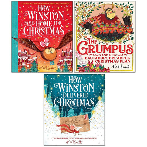 Alex T. Smith Collection 3 Books Set How Winston Came Home for Christmas - The Book Bundle