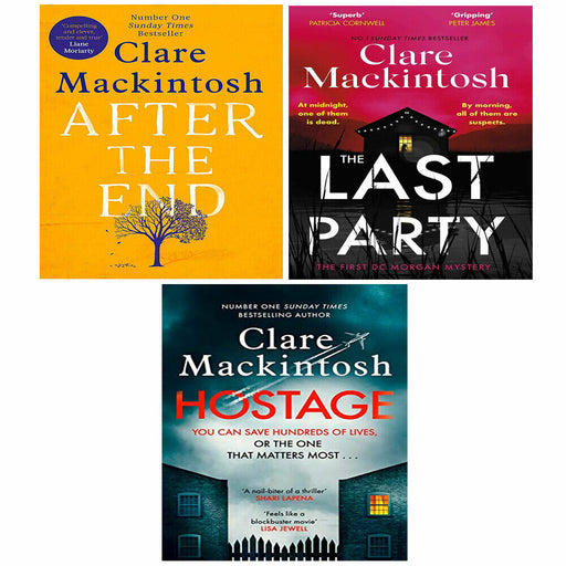 Clare Mackintosh Collection 3 Books Set Hostage,Last Party,After End - The Book Bundle