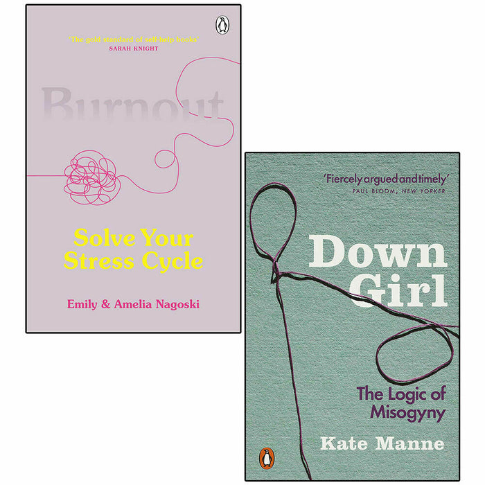 Burnout and Down Girl 2 Books Collection Set - The Book Bundle