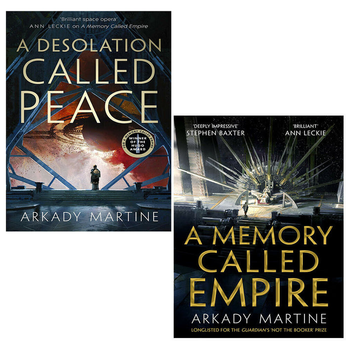 Teixcalaan Series Arkady Martine 2 Books Collection Set A Memory Called Empire - The Book Bundle