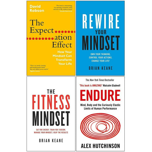 The Expectation Effect, Rewire Your Mindset, Fitness Mindset, Endure 4 Books Set - The Book Bundle