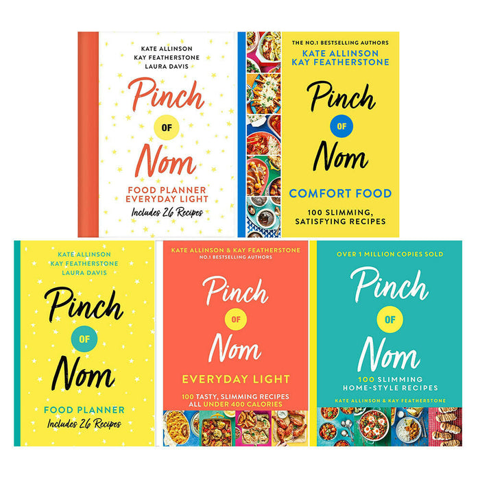 Kay Featherstone 5 Books Collection Set Comfort Pinch of Nom Food, 100 Slimming - The Book Bundle