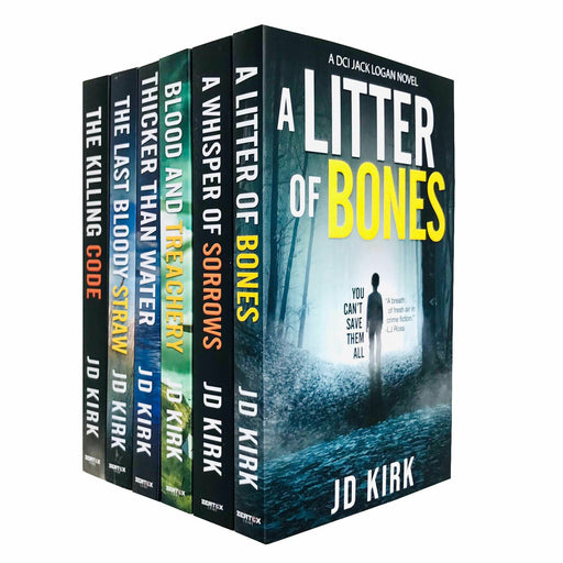 DCI Logan Crime Thrillers (1- 6) Books Collection Set By JD Kirk - The Book Bundle
