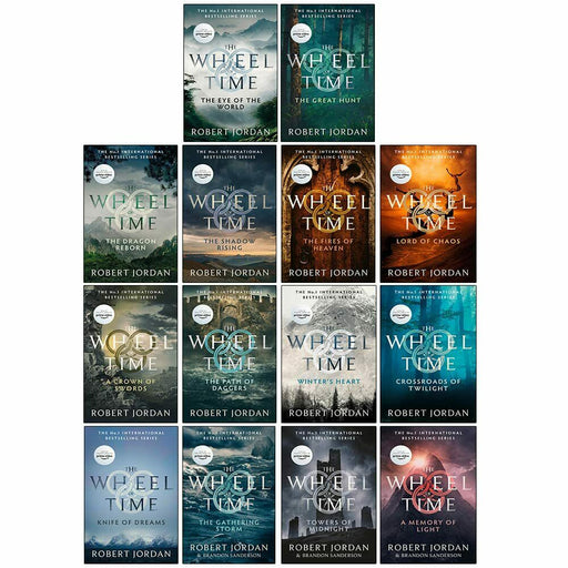 Robert Jordan The Wheel of Time Series Collection 14 Books Set Pack (Book 1-14) - The Book Bundle