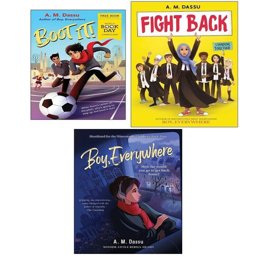 A. M. Dassu Collection 3 Books Set Boot It World Book Day 2023, Fight Back,Boy - The Book Bundle