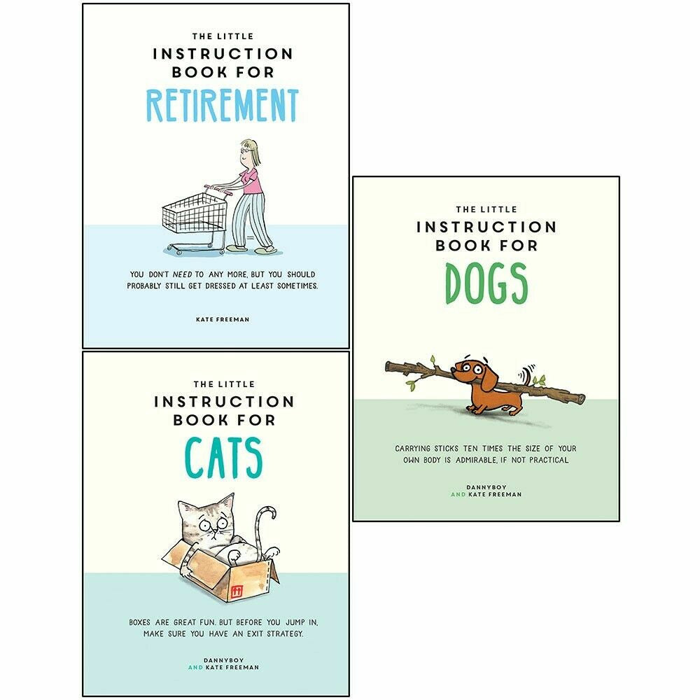Kate Freeman 3 Books Collection Set The Little Instruction Book — The ...