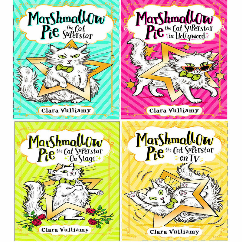 Marshmallow Pie Cat Superstar (1-4) Collection 4 Books Set - The Book Bundle