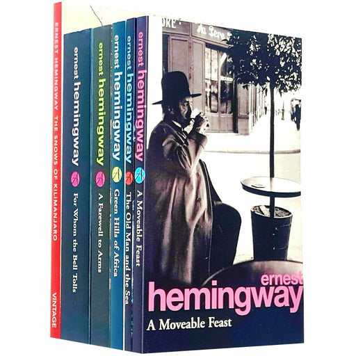 Ernest Hemingway 6 Books Collection Set A Farewell to Arms, A Moveable Feast NEW - The Book Bundle