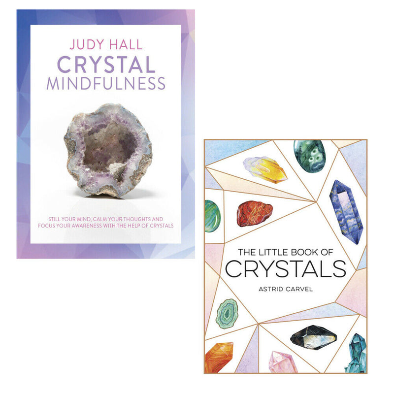 Crystal Mindfulness, The Little Book of Crystals 2 Books Collection Set - The Book Bundle