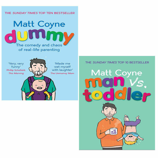 Matt Coyne 2 Books Collection Set (Man vs. Toddler, Dummy) - The Book Bundle