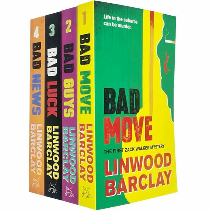 Zack Walker Mystery Series 4 Books Collection Set (Bad Move,Bad Guys,Bad Luck,Bad News) - The Book Bundle