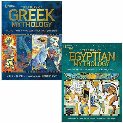 Treasury Series by Donna Jo Napoli 2 Books Collection Set (Greek & Egyptian) - The Book Bundle
