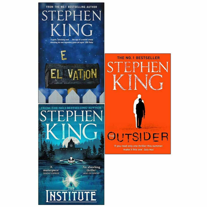 Elevation, The Outsider, The Institute 3 Books Collection Set Paperback - The Book Bundle
