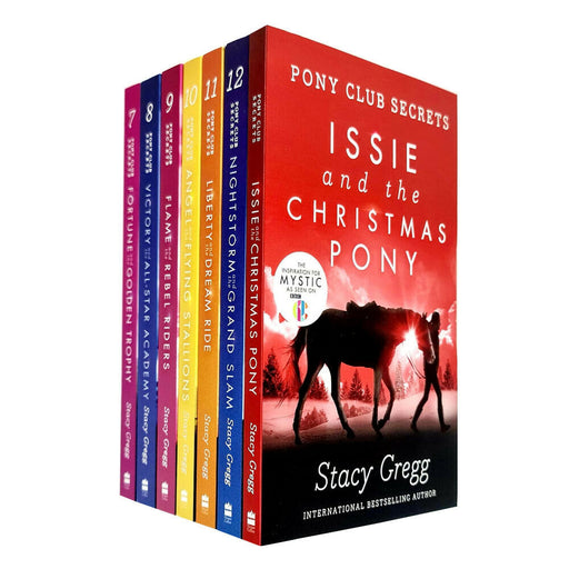 Stacy Gregg Pony Club Secret Series 7 Books Collection Blaze & Dark Rider - The Book Bundle