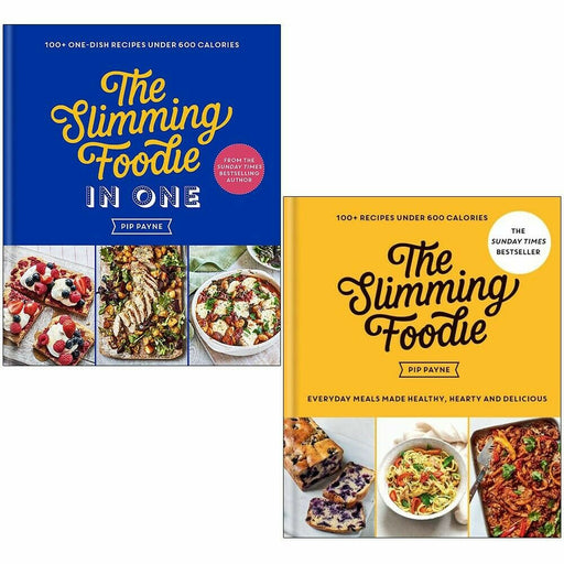 Pip Payne 2 Books Collection Set The Slimming Foodie & in One - The Book Bundle