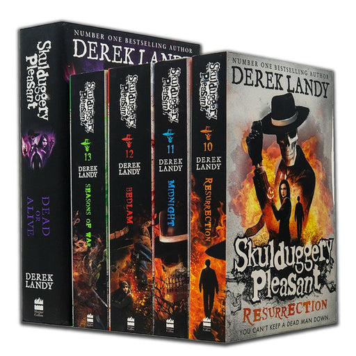 Skulduggery Pleasant book Series 10-14 Collection 5 Book Set Dead or Alive Bedla - The Book Bundle