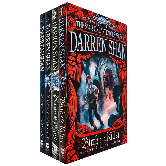 Darren Shan The Saga of Larten Crepsley Series 4 Books Collection Set (Birth of a Killer) - The Book Bundle