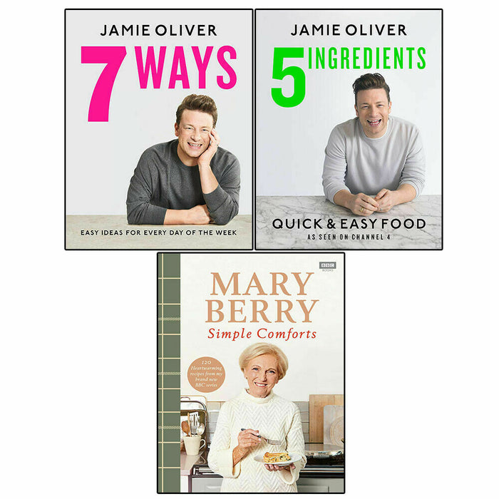 7 Ways, 5 Ingredients,Mary Berry's Simple Comforts 3 Books Collection Set - The Book Bundle
