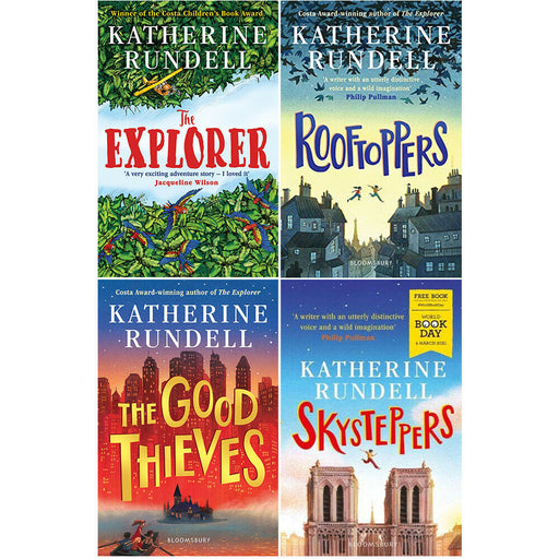 The Explorer, Rooftoppers, The Good Thieves & Skysteppers 4 Books Collection Set by Katherine Rundell - The Book Bundle