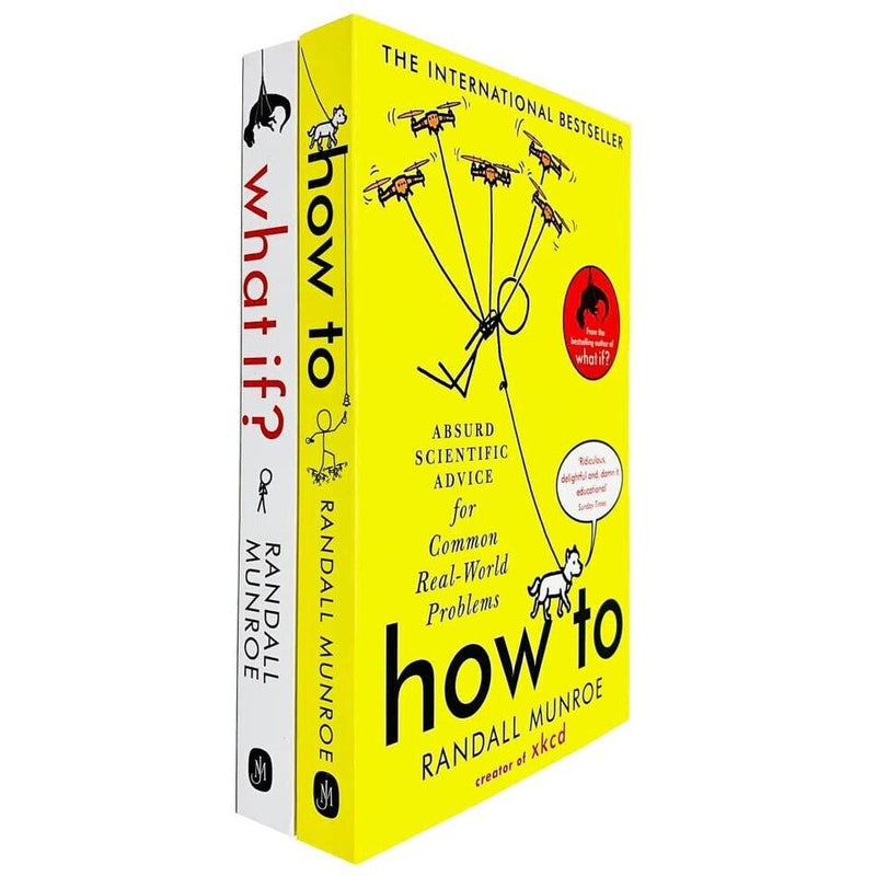 Randall Munroe 2 Books Collection Set (How To & What If?) - The Book Bundle
