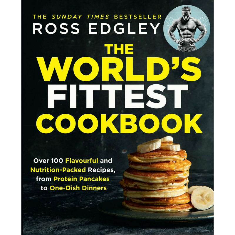 Ross Edgley 2 Books Collection Set Art of Resilience, World’s Fittest Cookbook - The Book Bundle