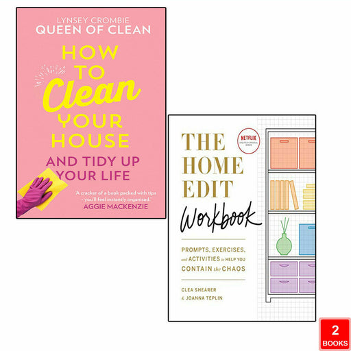 How To Clean Your House & The Home Edit Workbook 2 Books Collection Set - The Book Bundle