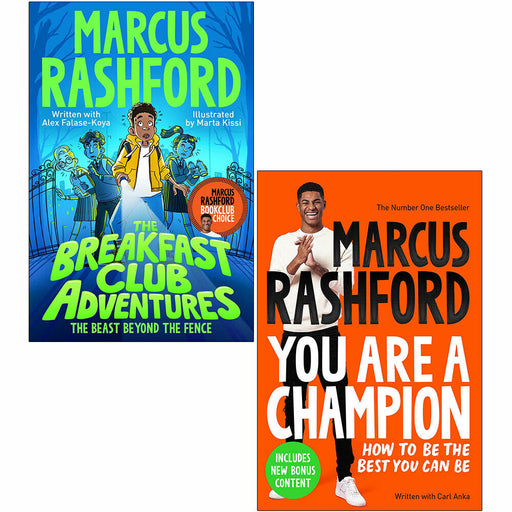 Marcus Rashford 2 Books Set The Breakfast Club Adventures, You Are a Champion - The Book Bundle