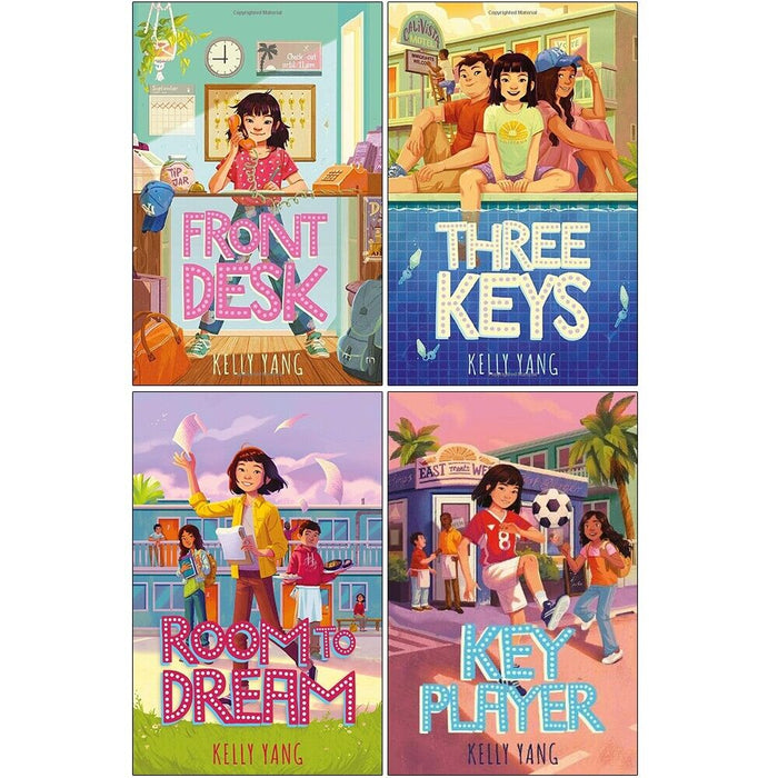 Front Desk Series [1 - 4] Collection 4 Books Set By Kelly Yang |Three Keys: - The Book Bundle