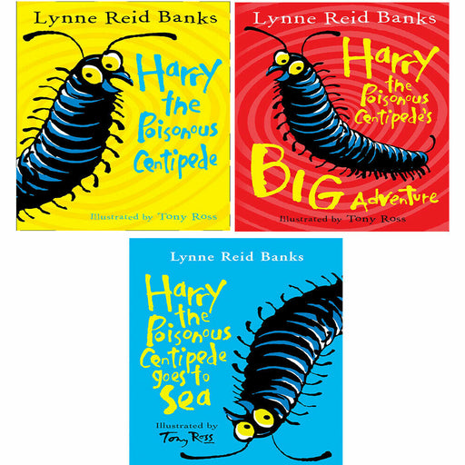Harry Poisonous Centipede Collection 3 Books Set by Lynne Reid - The Book Bundle