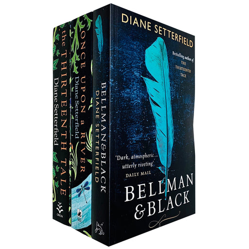 Diane Setterfield 3 Books Collection Set (Bellman & Black, The Thirteenth Tale, Once Upon a River) - The Book Bundle