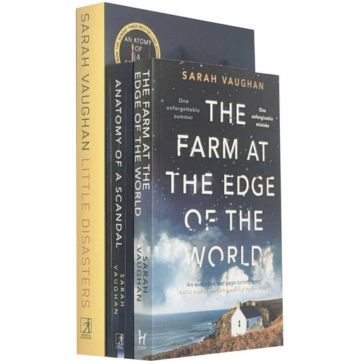 Sarah Vaughan 3 Books Set Pack Little Disasters, Farm at the Edge of the World - The Book Bundle