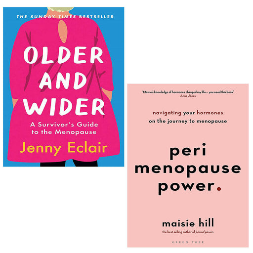 Older and Wider Jenny Eclair, Perimenopause Power 2 Books Collection Set - The Book Bundle