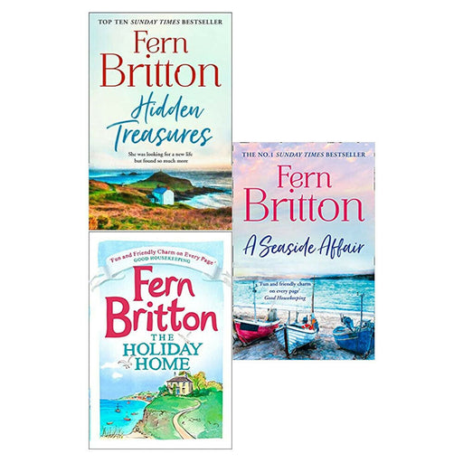 Fern Britton 3 Books Collection Set Holiday Home,Seaside, Hidden Paperback NEW - The Book Bundle