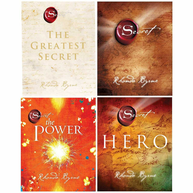 Rhonda Byrne 4 Books Collection Set(Greatest Secret, Secret, Hero, The Power) NEW - The Book Bundle