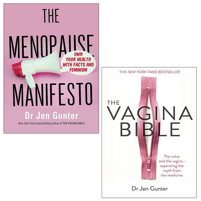 Dr.Jennifer Gunter 2 Books Collection Set Vagina Bible, Menopause Manifesto - The Book Bundle