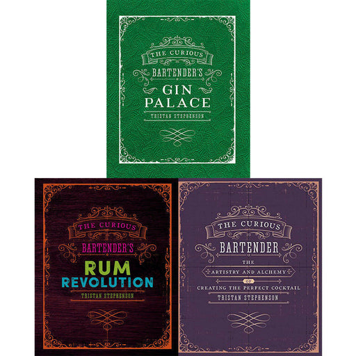Tristan Stephenson Curious Bartender's 3 Books Set Rum Revolution - The Book Bundle