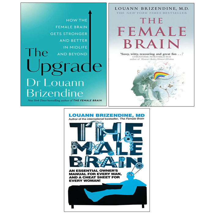 Louann Brizendine MD Collection 3 Books Set Upgrade, Female Brain,Male Brain - The Book Bundle