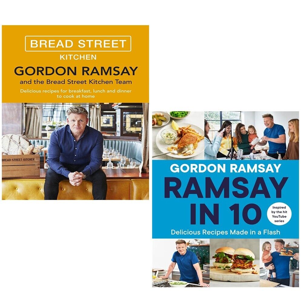 Gordon Ramsay Collection 2 Books Set Bread Street Kitchen, Ramsay in 10 ...