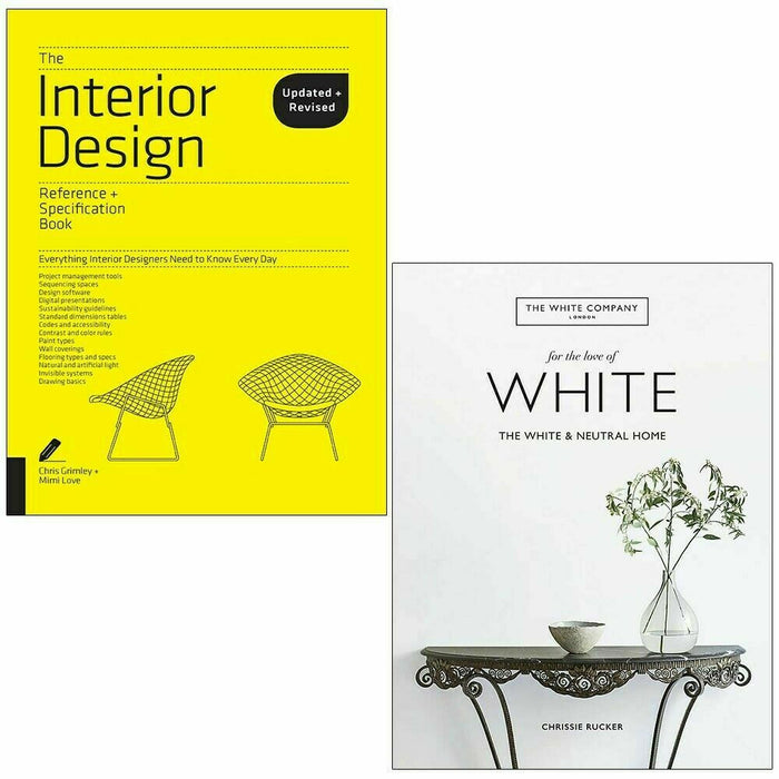 Interior Design Chris Grimley, White Company Chrissie Rucker 2 Books Set - The Book Bundle