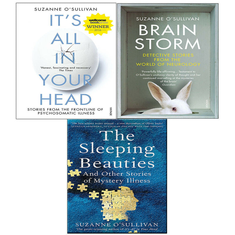 Suzanne O'Sullivan 3 Books Collection Set (Brainstorm, Sleeping Beauties, Brainstorm) - The Book Bundle