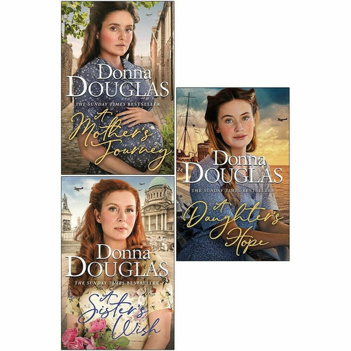 Yorkshire Blitz Trilogy 3 Books Collection Set By Donna Douglas Pack (A Mother's Journey, A Sister's Wish, A Daughter's Hope) - The Book Bundle