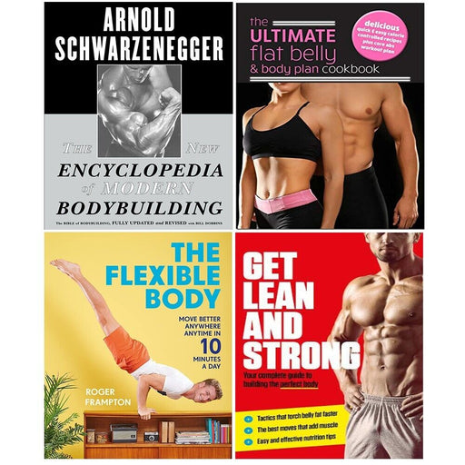 Flexible Body, Flat Belly,Get Lean And Strong,New Encyclopedia of Modern 4 Books Set - The Book Bundle